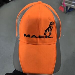 Vintage Mack Trucking Company Orange Adjustable Trucker Hat